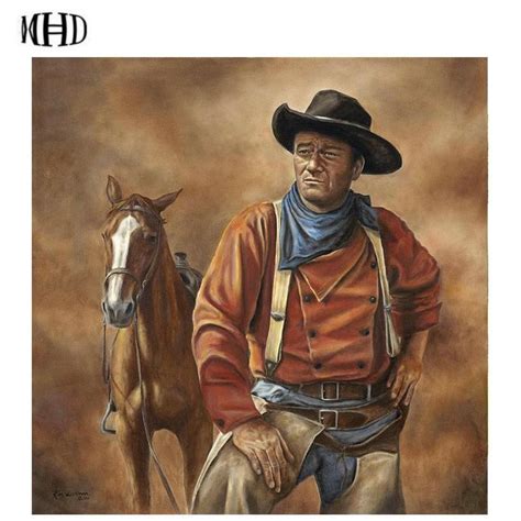 Diy Diamond Painting Western Horse And Man Cowboy Art Western Art