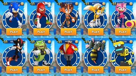 Sonic Dash 2 Sonic Boom All Characters Unlocked New Chracter