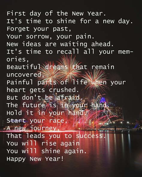 Happy New Year Poem For My Best Friend Agc