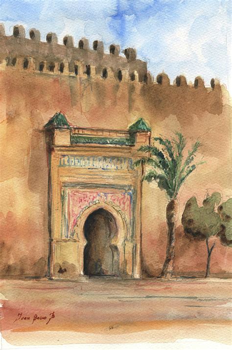 Medina Morocco Painting By Juan Bosco
