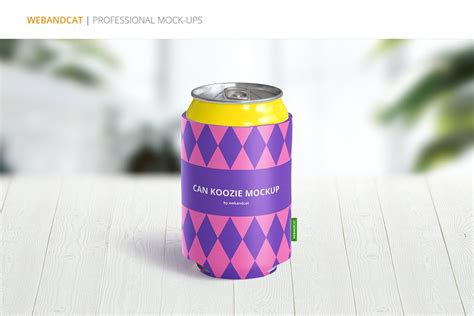 Download Can Koozie Mock-up | Creative Photoshop Templates ~ Creative Market