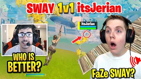 Faze Sway 1v1 Itsjerian In Solo Arena Then This Happened Youtube