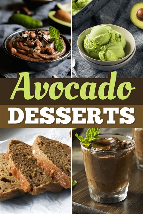 20 Healthy Avocado Desserts Insanely Good