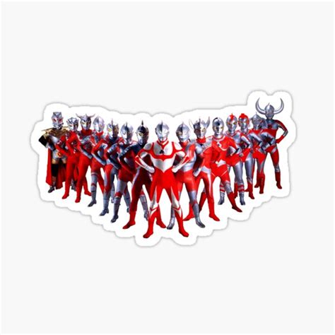 The Ultramen Sticker By PopFanShop Redbubble
