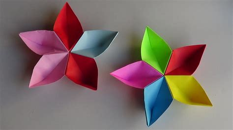 Very Simple Step By Step Easy Beginner Origami Flower
