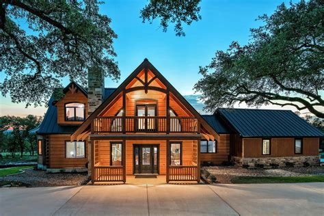 Custom Log Home Custom Home Builder San Antonio Robare Custom Homes