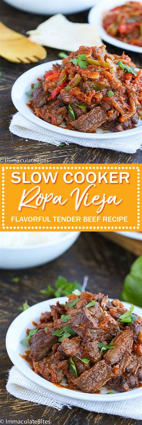 Ropa Vieja Slow Cooker Recipe Easy Dinner Recipes Slow Cooker