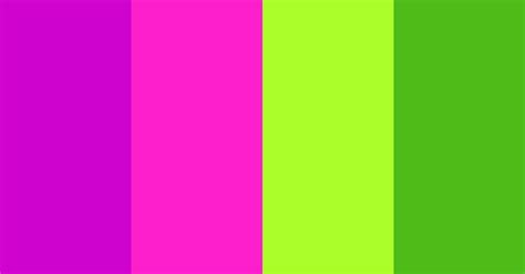 Magenta And Green Color Scheme Bright Color
