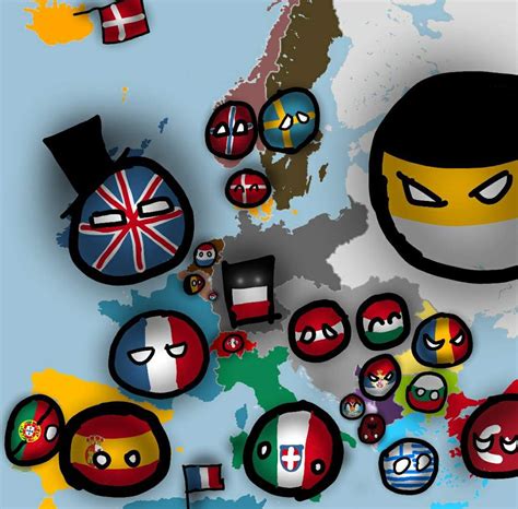 Countryballs Map Of The World Humourop