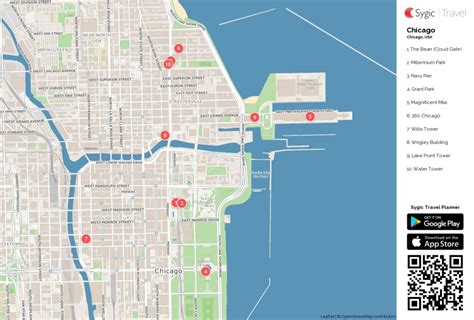 Printable Map Of Downtown Chicago Attractions Printable Maps