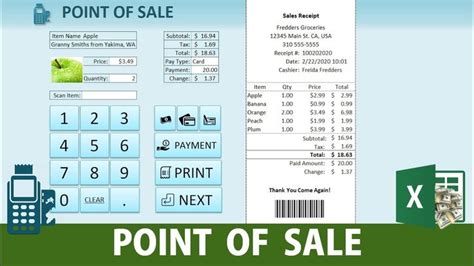 How To Create A Powerful Point Of Sale Pos Application In Excel Full