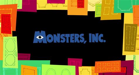 Monsters Inc 2001 Disney Title Card Title