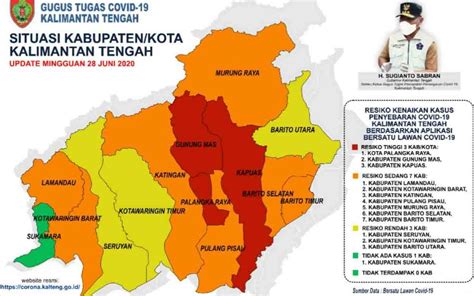 Tiga Wilayah Di Kalimantan Tengah Berisiko Tinggi Penyebaran Covid My