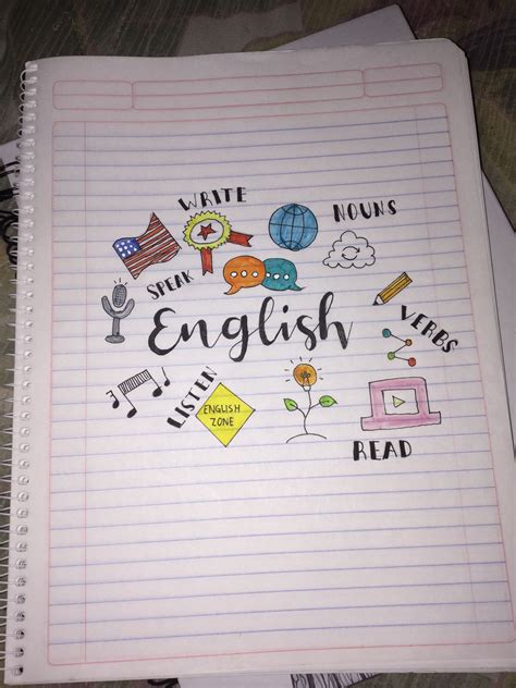 Cover Page Ideas For English Project