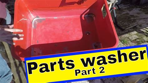 Parts washer solvents come in many forms. Harbor Freight 20 gal car parts washer pump part 2 - YouTube