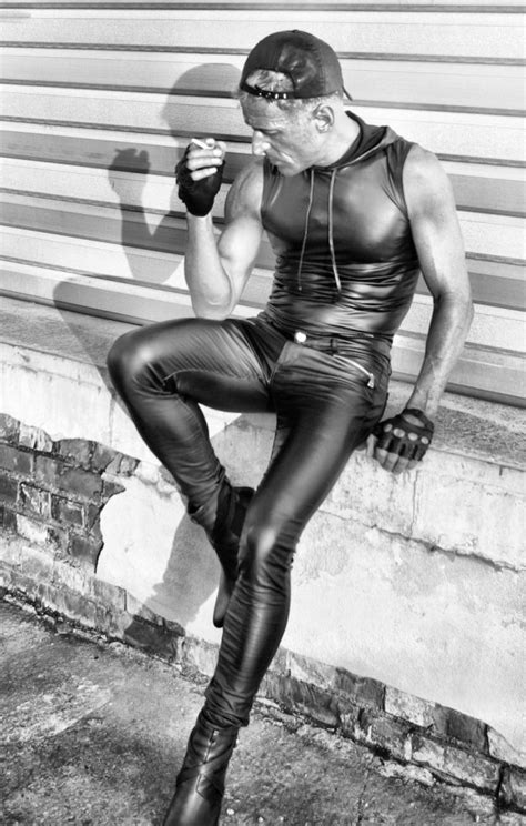 Mens Black Skintight Leather Pants Gay Smoker Gayfashion Menswear Street Gay Gayleather