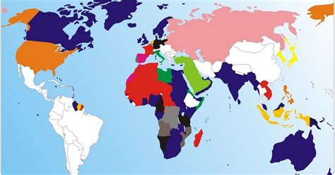 Histgeolb Carte Des Empires Coloniaux En 1914