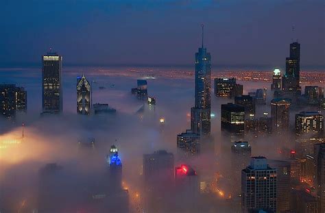 The Life Neurotic With Steves Issues Advection Fog Over Chicago
