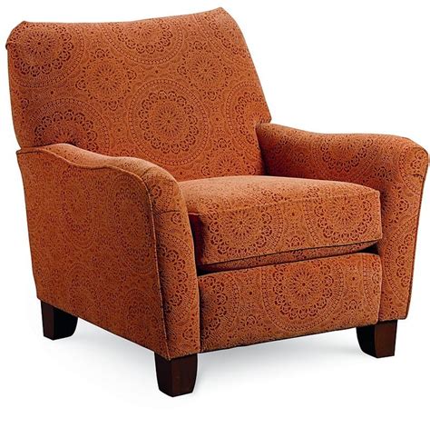 Gently used, vintage, and antique reclining accent chairs. Adorable, comfy reclining accent chair in orange print ...