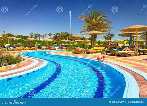 Tropical Resort Three Corners Sunny Beach In Hurghada Editorial Stock Image Image Of Holiday