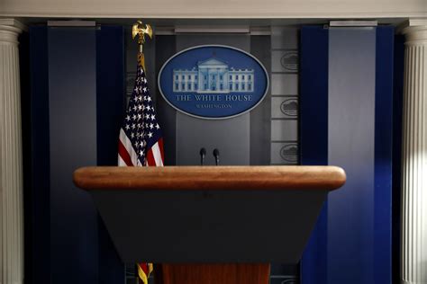 There Wont Be A White House Briefing Today Press Secretary Says