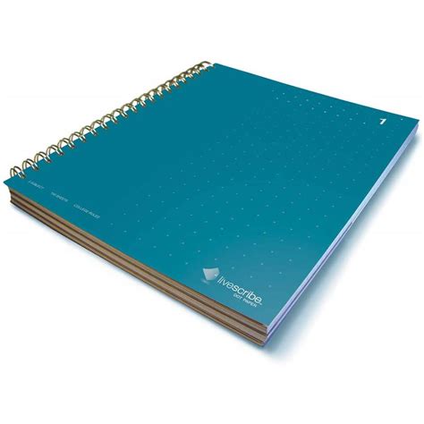 Livescribe 3 Subject Lined Notebook 85 X 11 150 Pages Blue Ana 00024