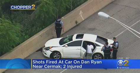 Car Crashes After Being Struck With Bullets On Dan Ryan Expressway No