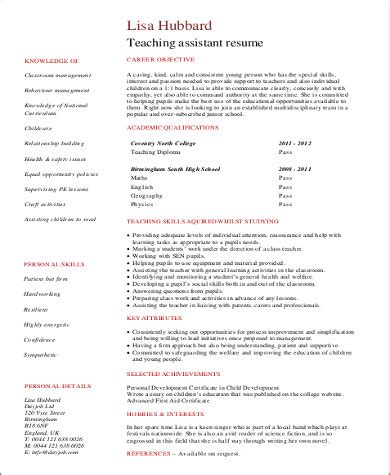 First time teacher resume objective. FREE 8+ Sample First Job Resume Templates in MS Word | PDF