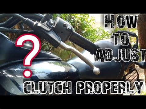How To Adjust Motorcycle Clutch Bike Clutch Kaise Adjust Kaise Kare