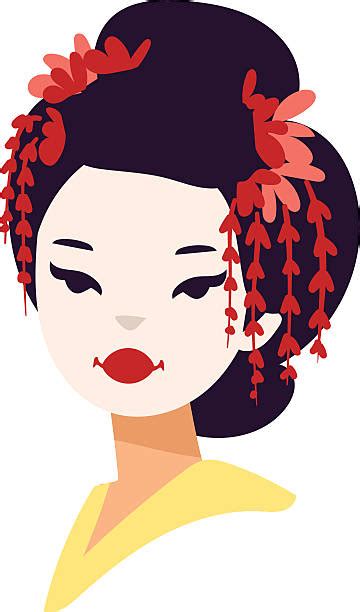 Royalty Free Geisha Face Clip Art Vector Images And Illustrations Istock