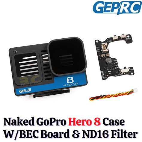 Geprc Naked Gopro Hero Case With Bec Board Nd Filter Gep Gopro