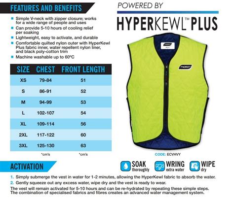 Hyperkewl Evaporative Cooling Vest