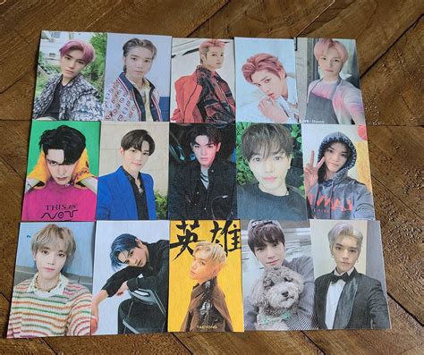 Nct 127 Fanmade Kpop Bias Photocards Will Use Updated Photos Etsy Denmark