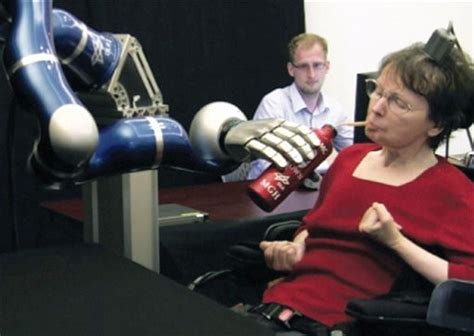 Paralyzed Woman Uses Her Mind To Control Robot Arm