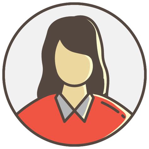 User Profile Female Ecommerce Shopping Icons