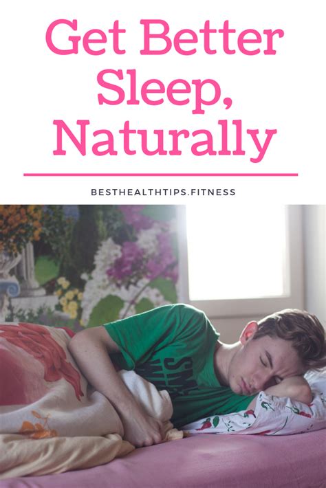 Get Better Sleep Naturally Sleep Natural Better Sleep Poor Sleep