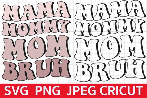 Mama Mommy Mom Bruh Svg Mother Day Svg Grafik Von Digitalmania