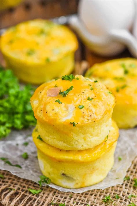 Ham And Cheese Egg Muffins Easy To Freeze And Reheat Simple Joy