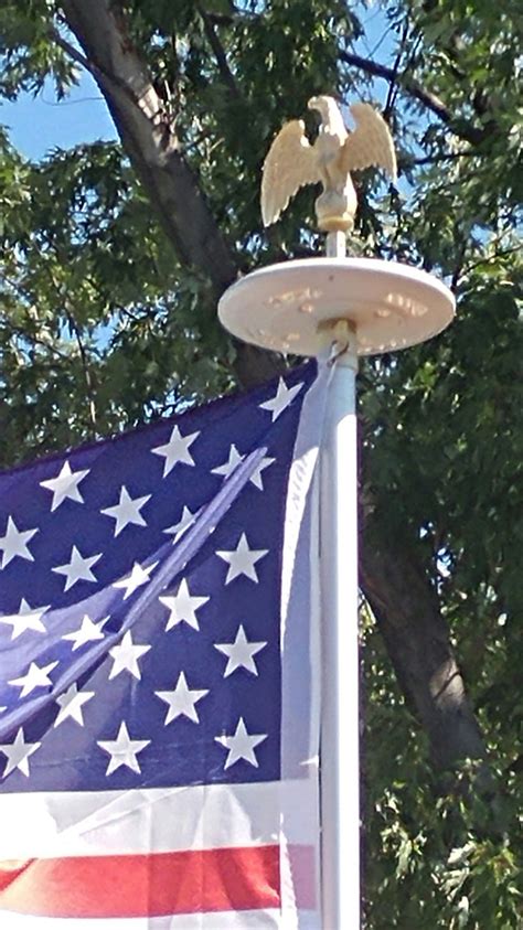 Gold Eagle Flagpole Pole Topper Product Details