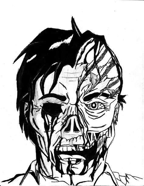 scary zombie coloring pages   scary zombie coloring pages png images
