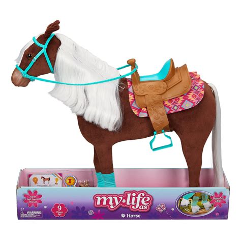 My Life As 18 Inch Poseable Horse Doll Play Set For 18 Dolls 9 Piece