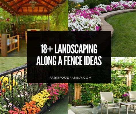 20 Beautiful Landscaping Along A Fence Ideas And Designs