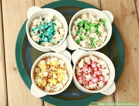 How To Make Rainbow Popcorn 14 Steps With Pictures