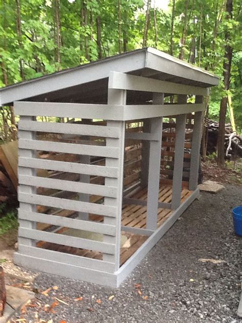 Pallets are good to be reused because they are easily available and the cost is also low, they look amazing when they are not painted. Wood shed with pallets | Diy storage shed, Building a shed, Diy storage shed plans