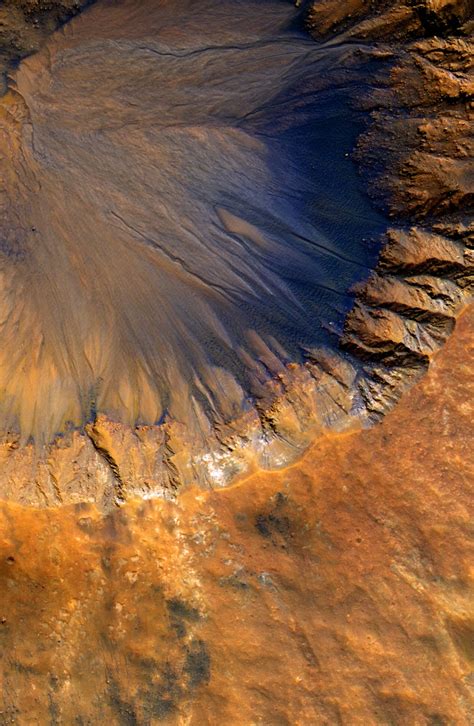 Mars Layers In Galle Crater Satellite Image Satellite Map Space Mars