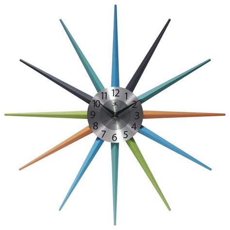 205 Inch Multi Color Wall Clock Stellar By Infinity Instruments