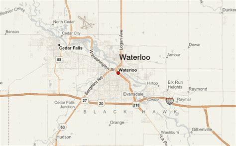 Waterloo Iowa Map Of Streets United States Map