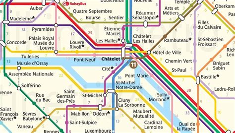Plan Métro Paris Voyage Carte Plan