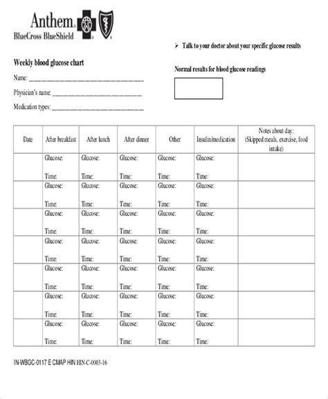 9 Blood Chart Templates Free Sample Example Format Download