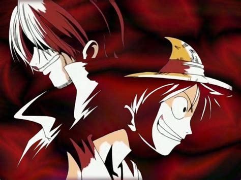 Luffy And Shanks One Piece Photo 12784347 Fanpop